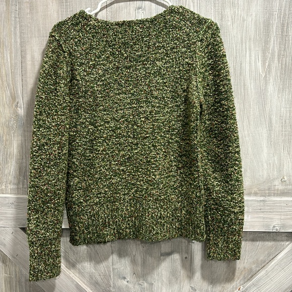 Royal Robbins size M green variegated sweater B1 - Picture 4 of 4